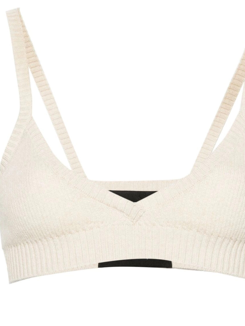 Affordable Women ribbed triangle Alanui bralette 0328